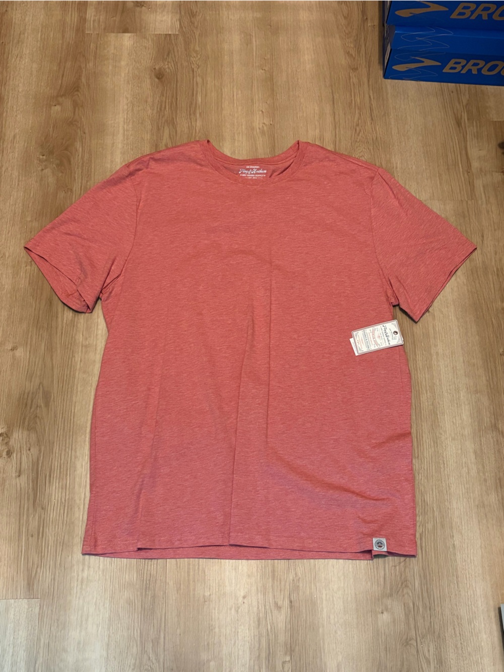 Men's Coral Short Sleeve Crew Tee